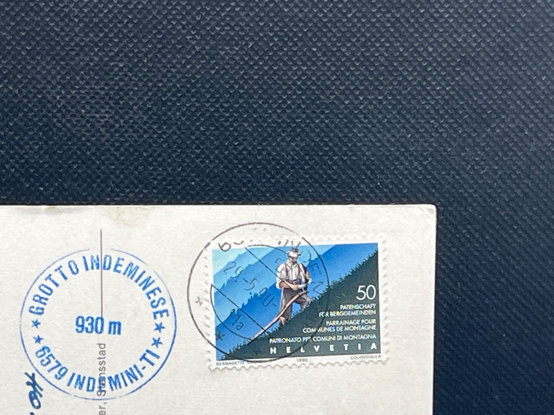 Cartoline postali: Indemini, il Gambarogno pittoresco – Usato da Widnau venduto da Brusi9 1
