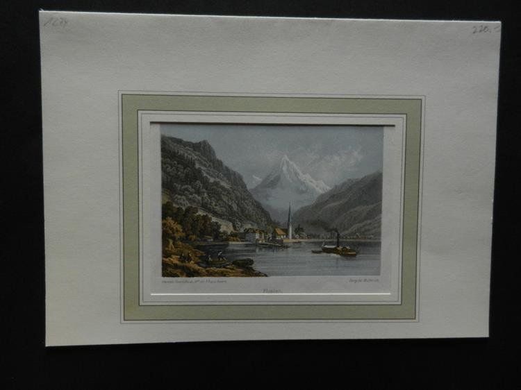 Gravures: Flüelen Vierwaldstättersee – D'occasion à Risch par Rischli15