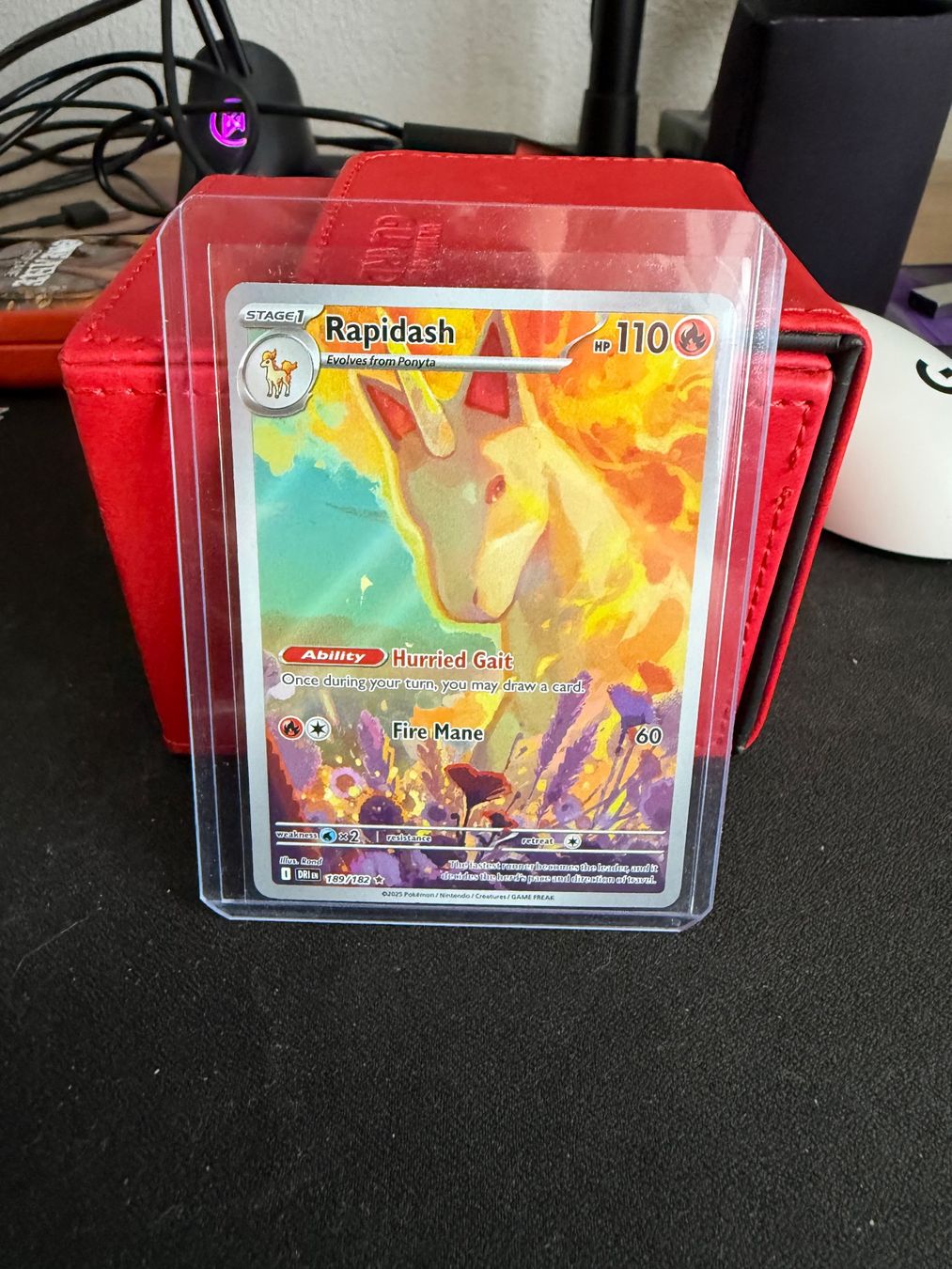 Pokémon Carte collezionabili: Rapidash-189/182-DRI-EN-NM – Nuovo (secondo la descrizione) da Lutzenberg venduto da cyr_w8p7