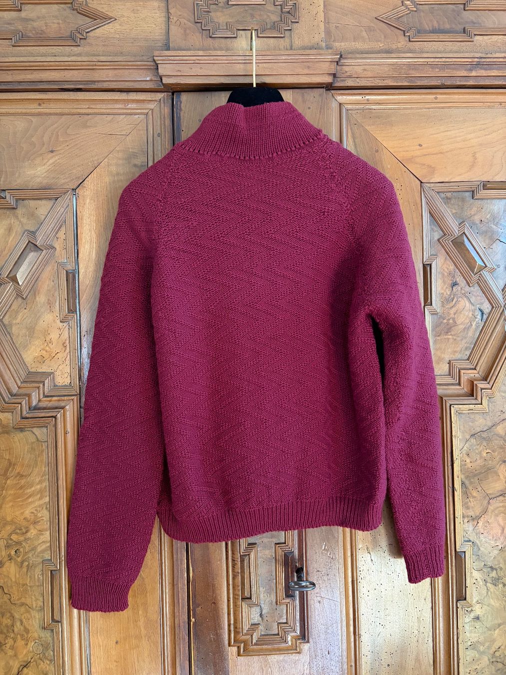 Giacche: HAND MADE STRICKJACKE Größe M  100 % Wolle – Usato da Interlaken venduto da Bona55 3