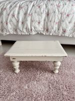 Antiker Schemel Fusshocker shabby chic vintage Landhaus
