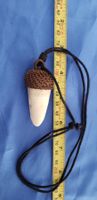 Halskette Indianer Schmuck Leder Handarbeit Unikat