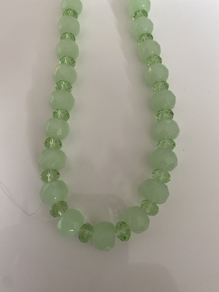 Catenine: Grüne Perlenkette, auffällig, elegant echte Jade 1 m – Nuovo (secondo la descrizione) da Läufelfingen venduto da Alles_Garantie 1