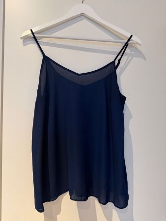 Dunkelblaues Atmosphere Top/Bluse, Grösse 38