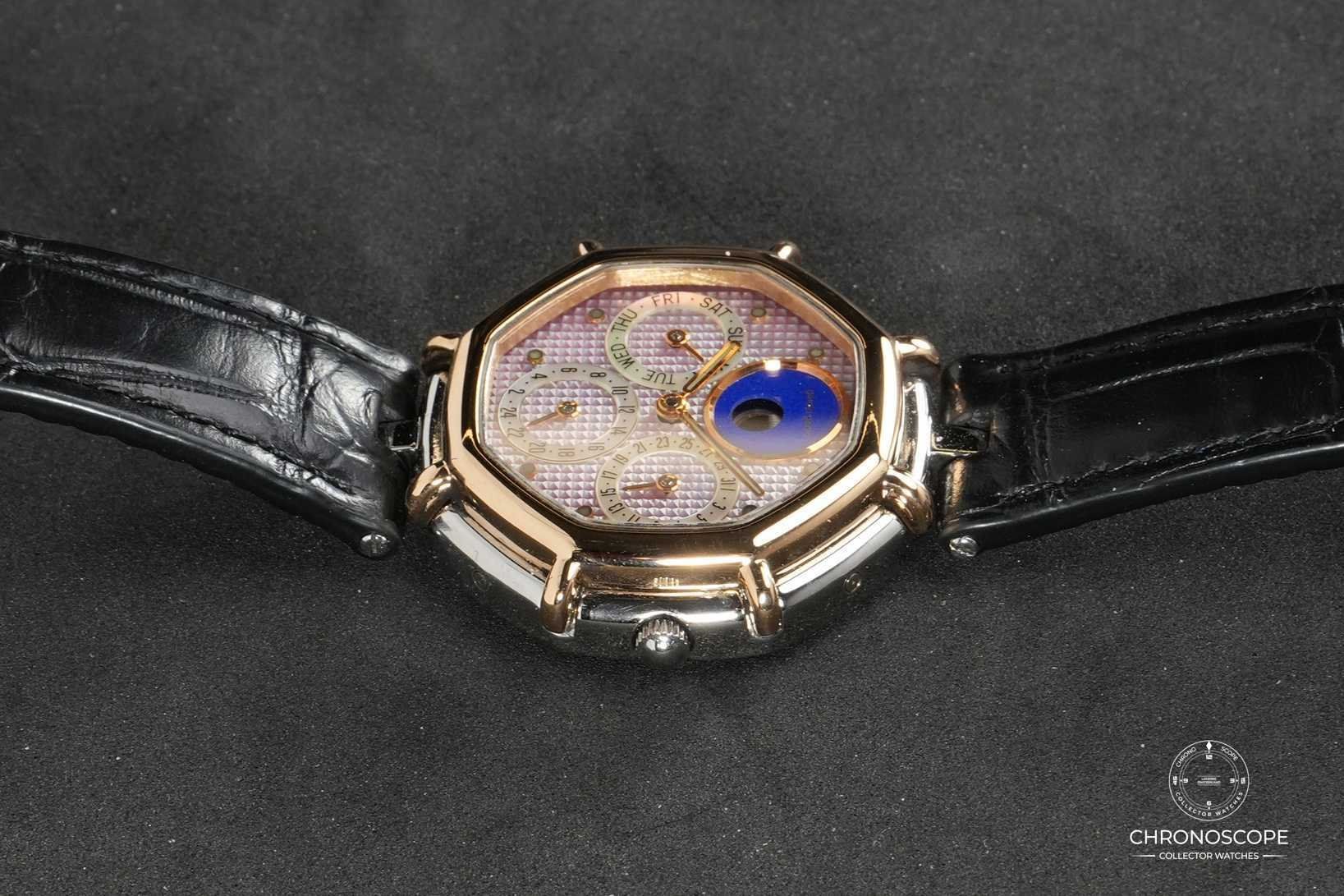 Orologi: Gerald Genta Octo Calendar Reference G.2983.7 guilloché – Usato da Luzern venduto da ChronoScope6004 3