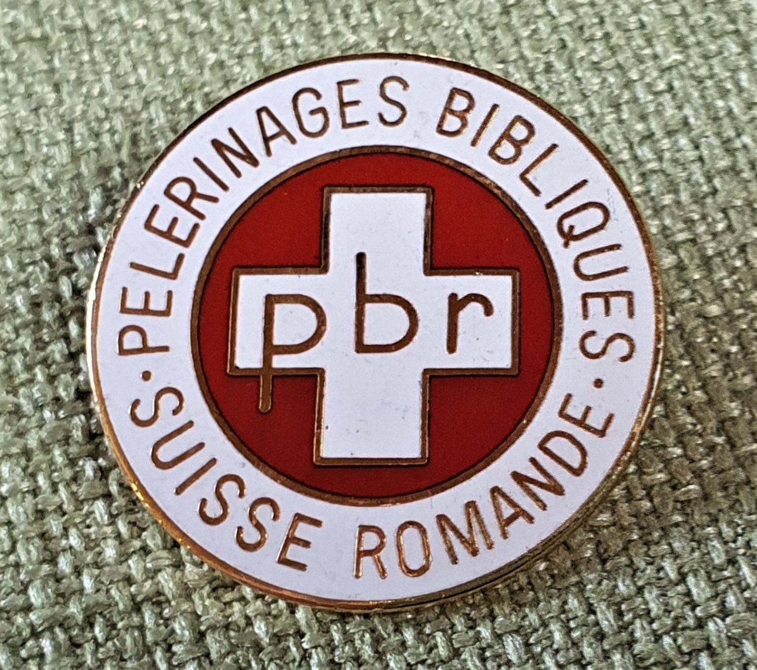Plaketten & Abzeichen: F328 - Pin Pelerinages Suisse Romande – Gebraucht aus Reinach BL von Boston-Verkauf