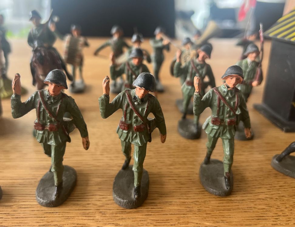 Jouets: Elastolin Antike Spielzeug Schweizer Soldaten – D'occasion à Flüelen par fmattli 1