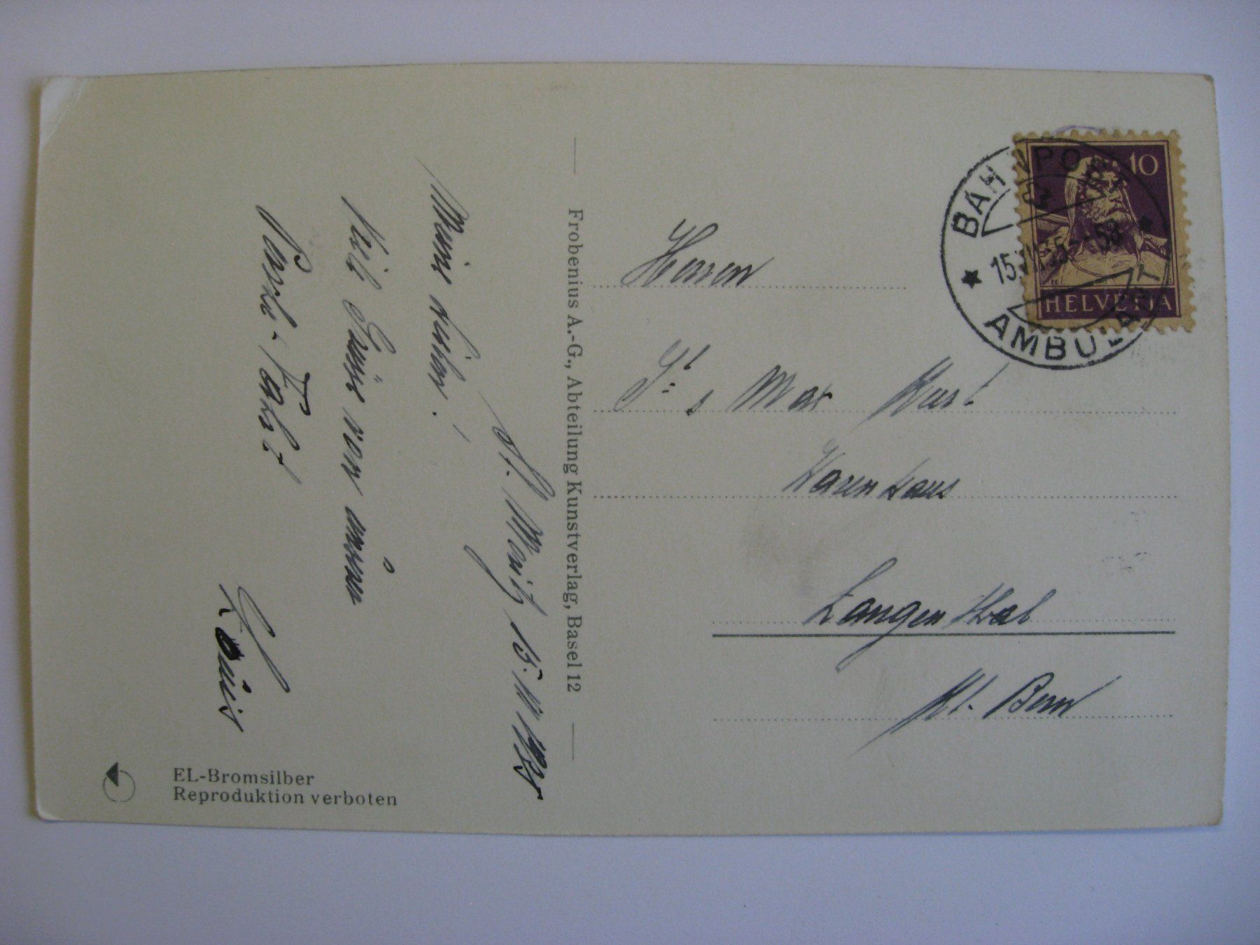 Cartoline postali: AK  St. Moritz mit Piz Languard – Usato da Gundetswil venduto da Egro100 1