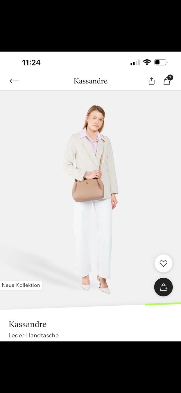 Taschen für Damen: Kassandre Paris Tasche schwarz Leder – Neu und originalverpackt aus Aeschi b. Spiez von Spatzumuus1 4