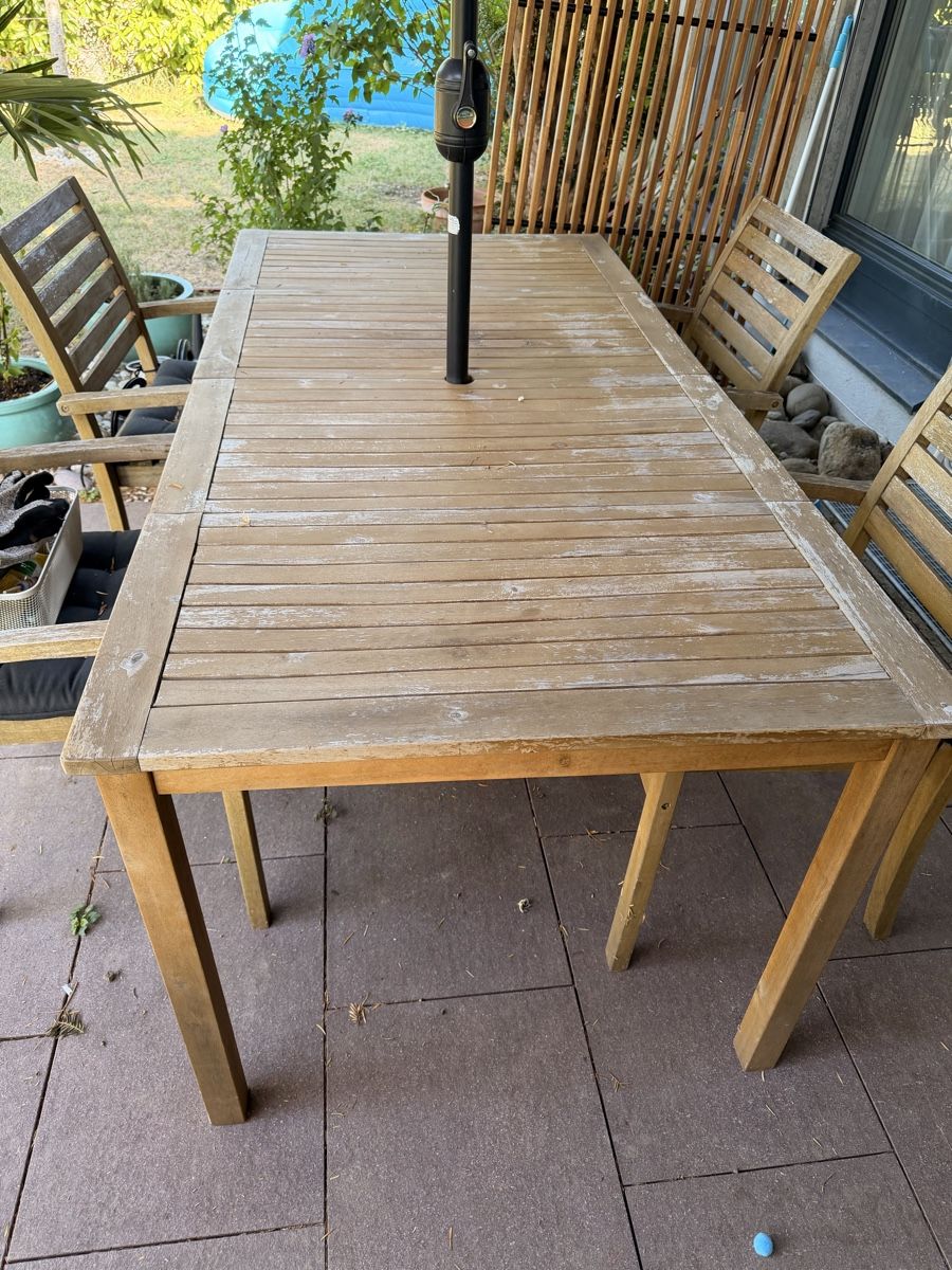 Set di tavolo e panche: Gartentisch mit 4 Stühlen – Usato da Niederhasli venduto da stessence 1