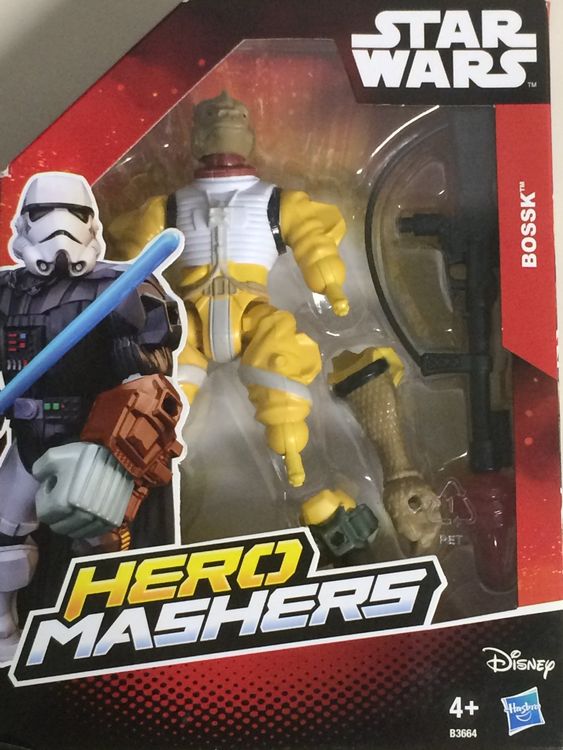 Star Wars Hasbro Héro Masher Figurine Épisode V ~ Bossk