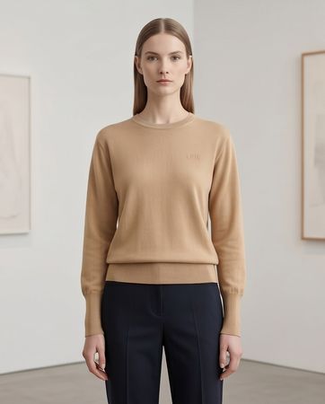 Lpb pull beige - neuf - taille S/M & M/L