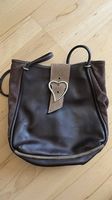 Sac Lancaster cur en cuir marron et daim