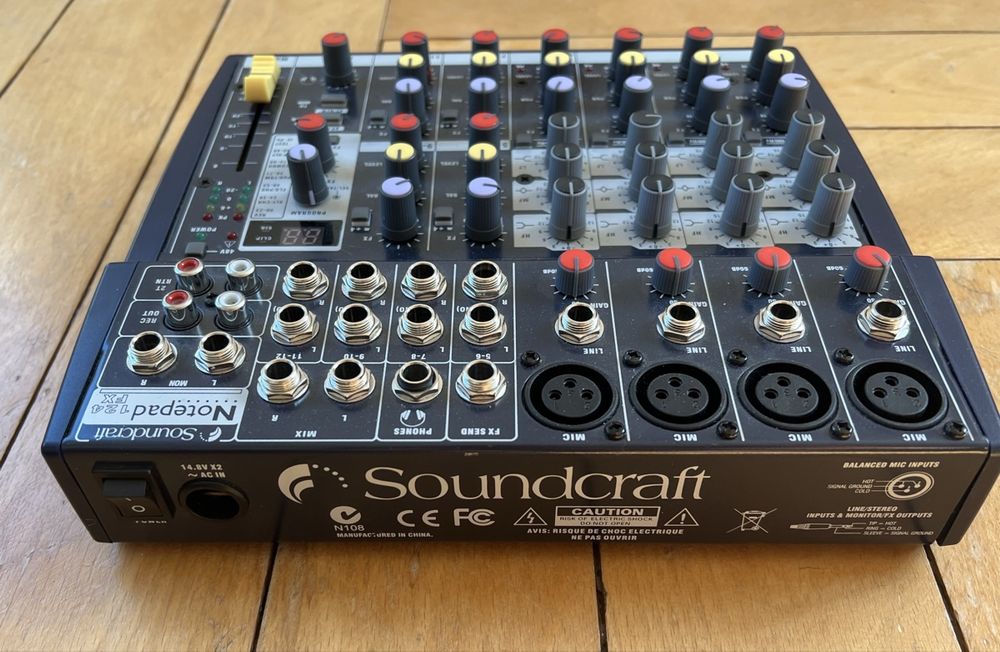 Soundcraft Notepad 124FX Mischpult, Top Zustand! Sofort Star (Gebraucht ...