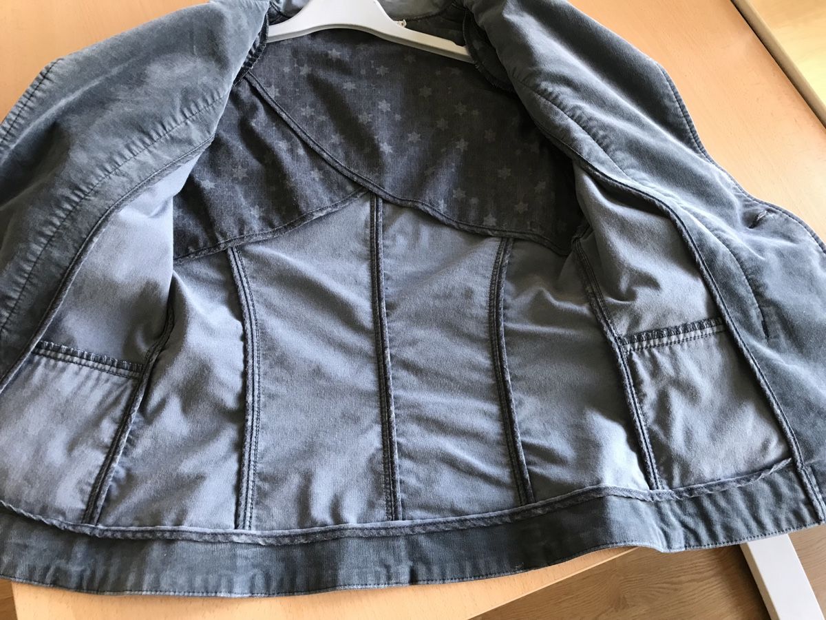 Nile Jacken: Veste Nile Atelier, gris bleu, taille S, coton – Gebraucht aus Morges von sandy069 6