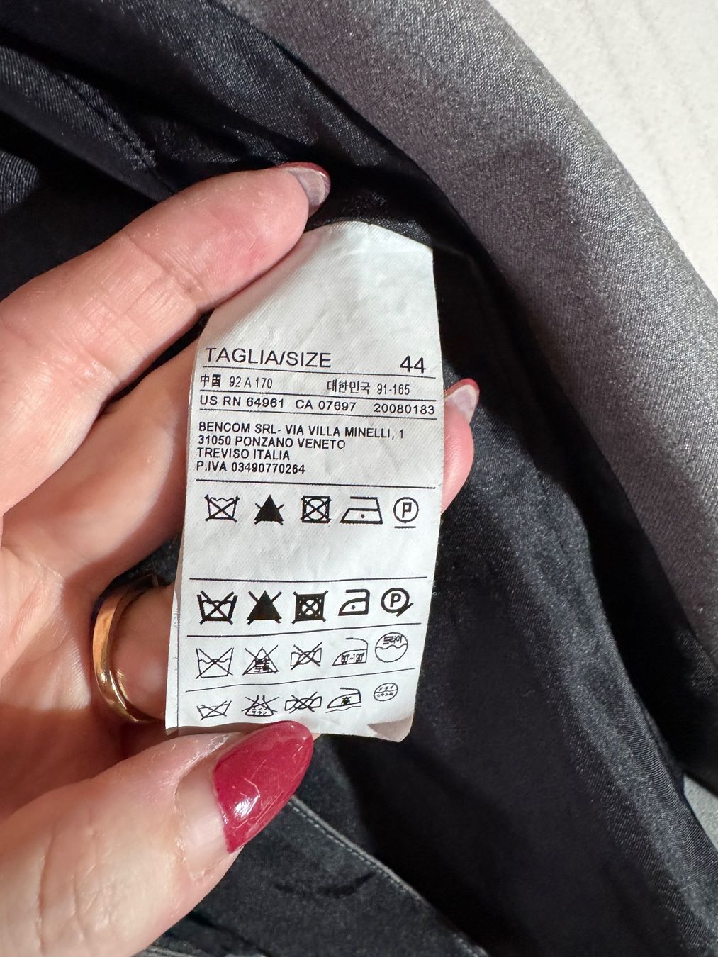 Benetton Vestes: schöner grauer Blazer Benetton Gr. 44 – D'occasion à Grosswangen par second_hand_dress 5