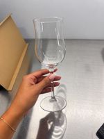 6 elegante Weisswein- / Universalgläser aus Glas