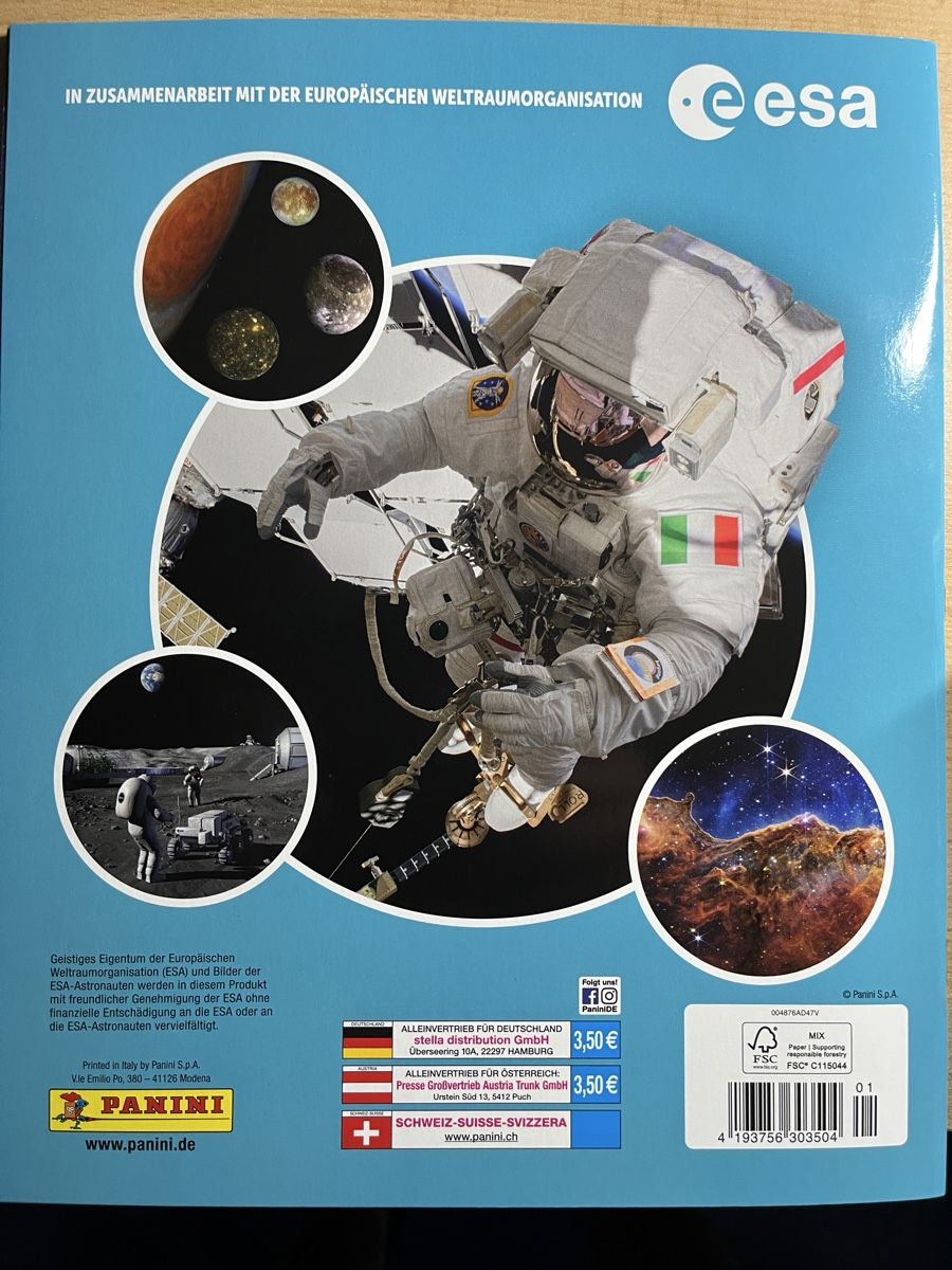 Panini Albums: Paninipedia Space album vide – Neuf avec emballage d'origine à Pont (Veveyse) par Labiche0 2