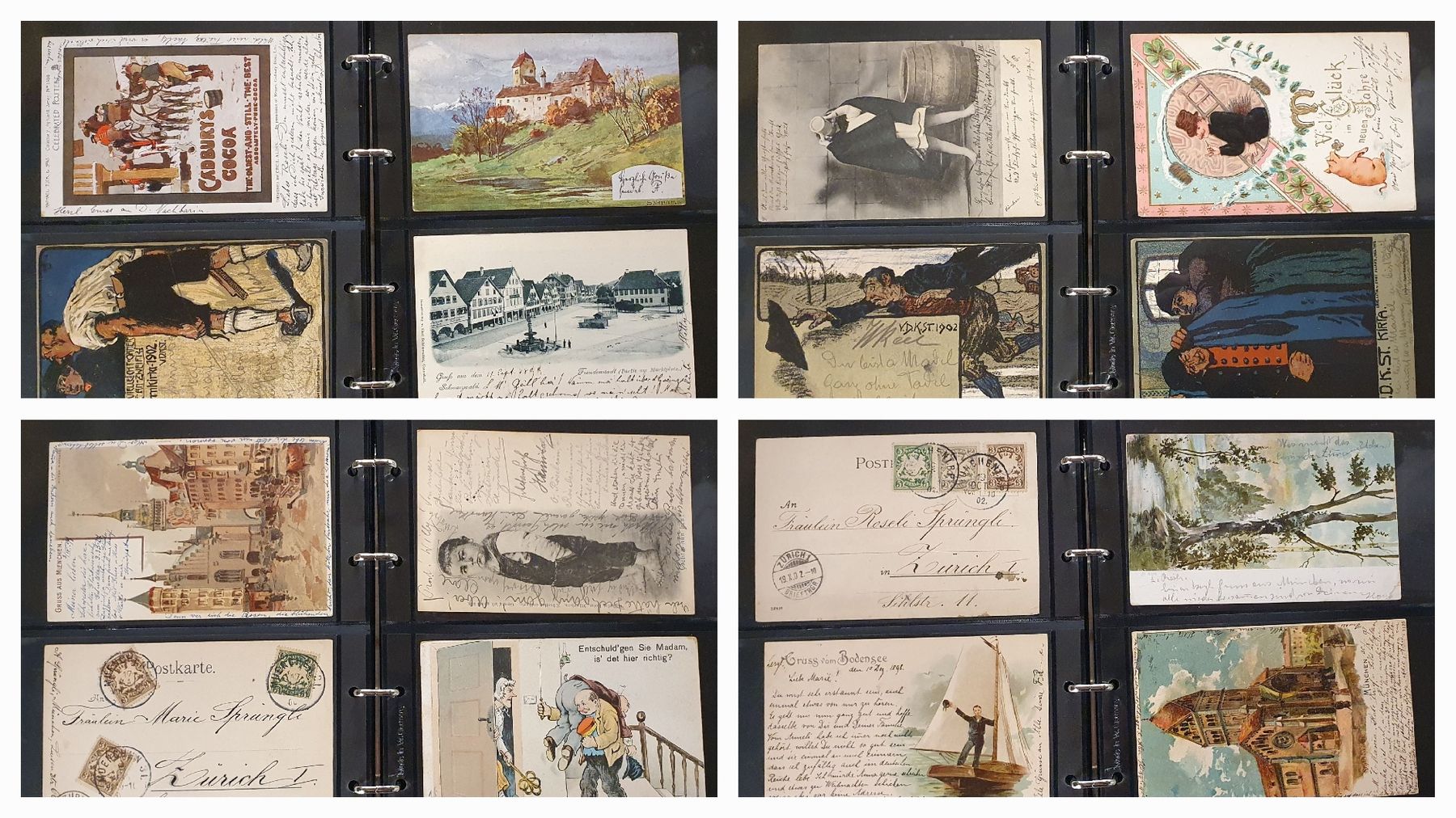 Cartoline postali: Album mit alten Ansichtskarten Deutschland – Usato da Kreuzlingen venduto da Rschweiz1 7