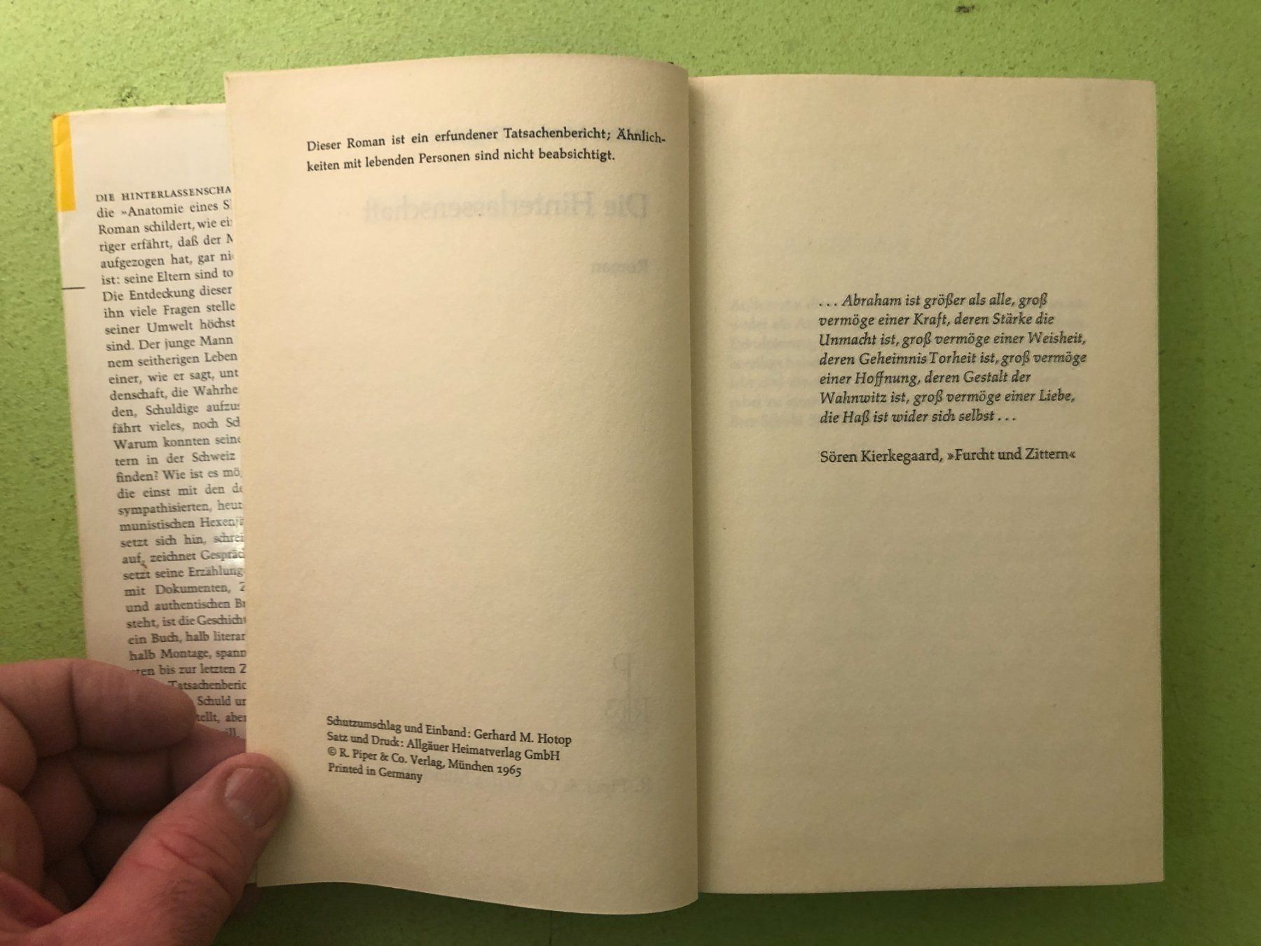 Libri: W. M. Diggelmann: Die Hinterlassenschaft – Usato da Zürich venduto da allp 3