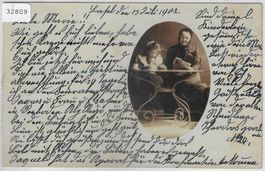 Grossmutter mit Enkel 1902