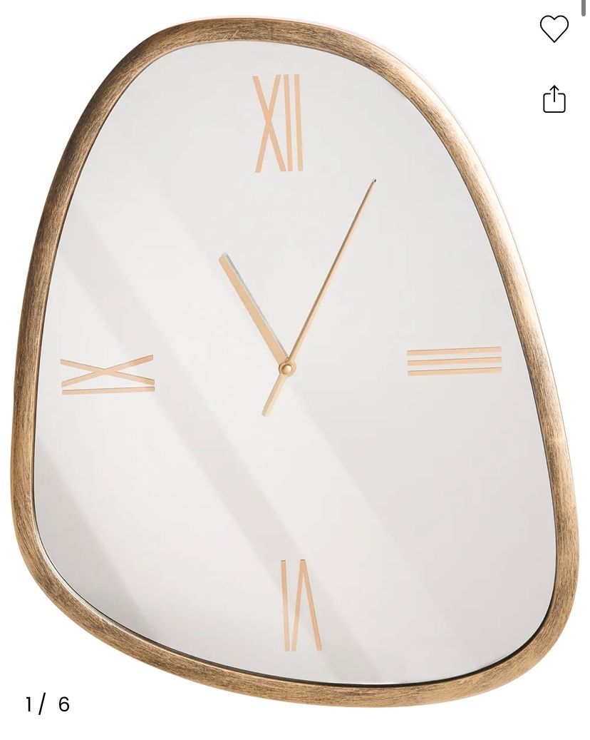 Uhren: Trendige Wanduhr mit Spiegel – Neu und originalverpackt aus Staufen von WerdenbergA 1