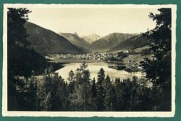 Davosersee gegen Davos, Tinzenhorn, ungelaufen, ca. 1925