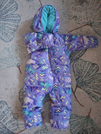 Combinaison hiver Columbia violette 12-18 mois bon état