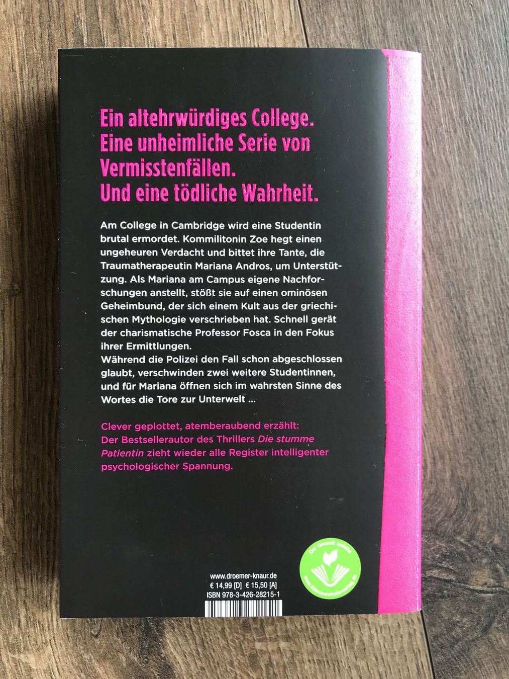 Libri: Alex Michaelides Die verschwundenen Studentinnen – Nuovo (secondo la descrizione) da Amden venduto da Arven-Schmuck 1
