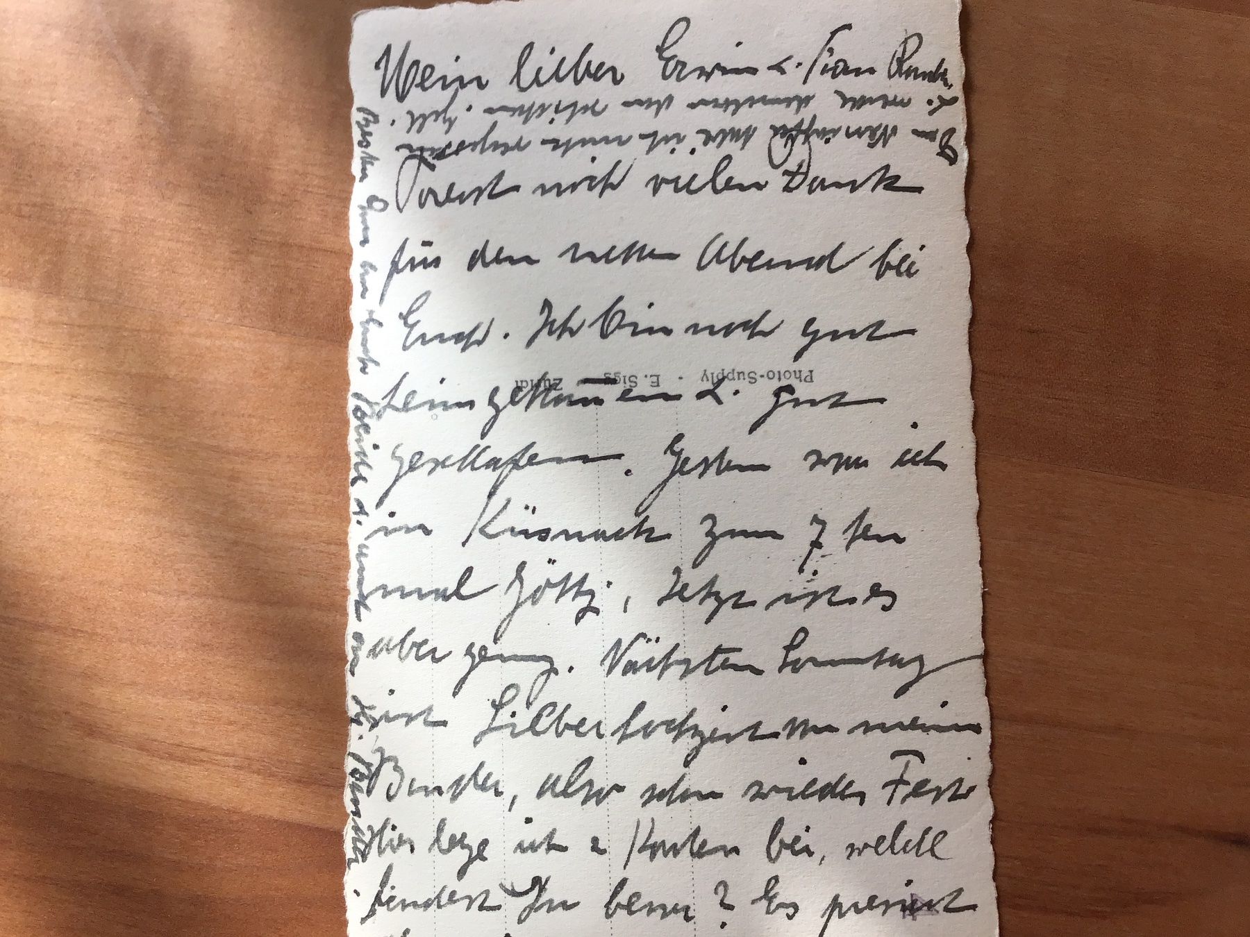 Ansichtskarten: Alte Fotokarte – Gebraucht aus Kirchenthurnen von Gluecksbrief 1