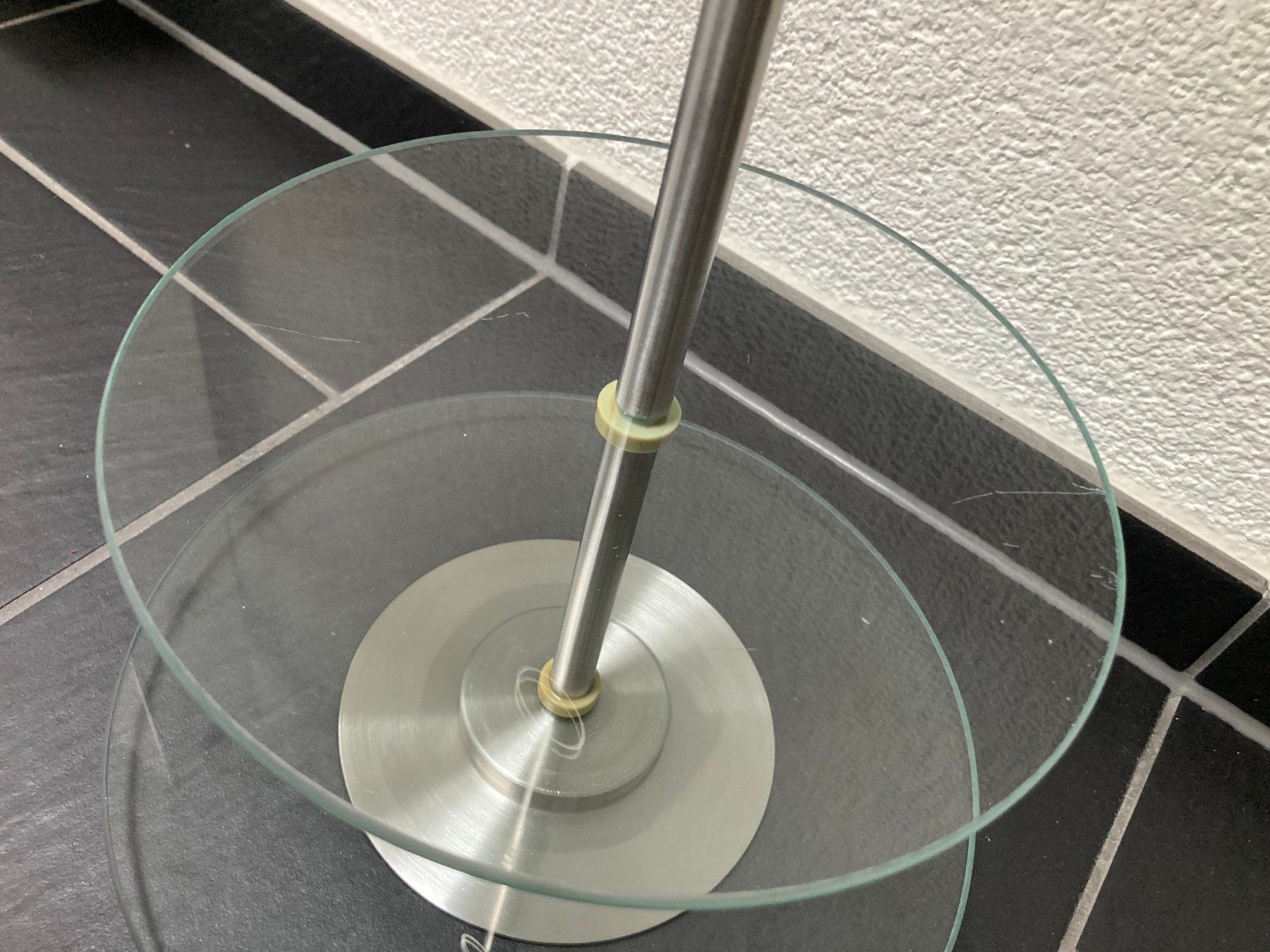 Piatti di portata: Moderne Etagere Chromstahl mit 2 Glasplatten – Usato da Büsingen venduto da aue_2mh6 3