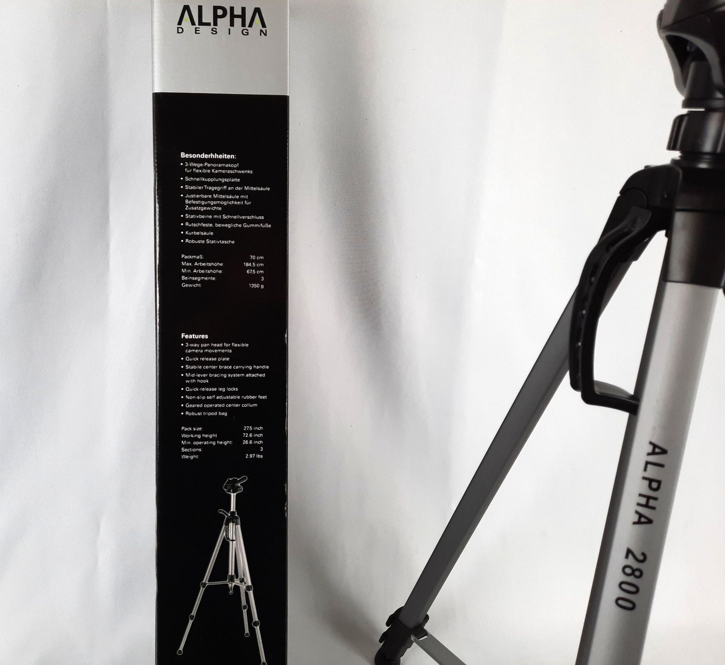 Stative & Stativköpfe: CULLMANN Alpha Stativ 2800 – Neu (gemäss Beschreibung) aus Beinwil am See von Restwert_Beinwil 1