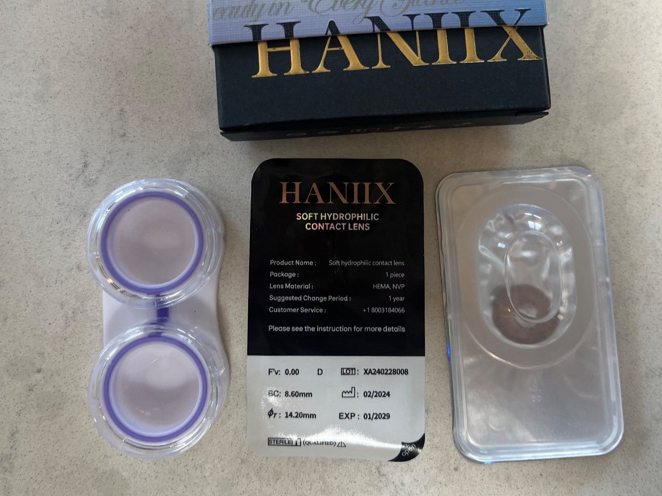 Kontaktlinsen: HANIIX farbige Kontaktlinsen – Neu und originalverpackt aus Bern von mynoa 4