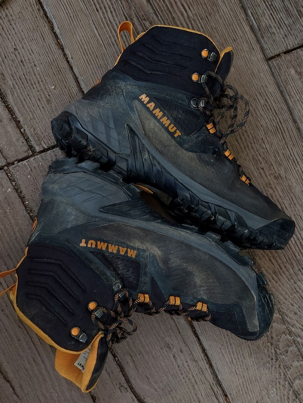 Mammut Scarpe da uomo: Mammut Herren Wanderschuhe Gr. 42 2/3 – Usato da Effretikon venduto da swobdo 1