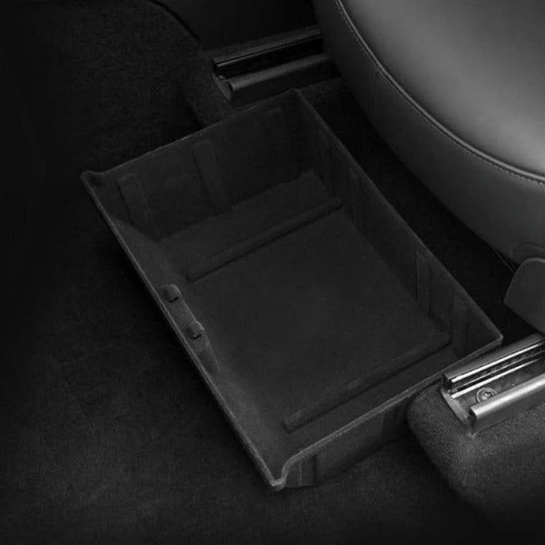 Tesla Tutti i ricambio: Ablageschublade unter Sitz Tesla Model Y bis 2024 – Nuovo e nell'imballaggio originale da Dietikon venduto da e-car-shop.schweiz 1