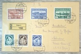 TR59 Enveloppe + Timbre Autriche 1937 To Allemagne
