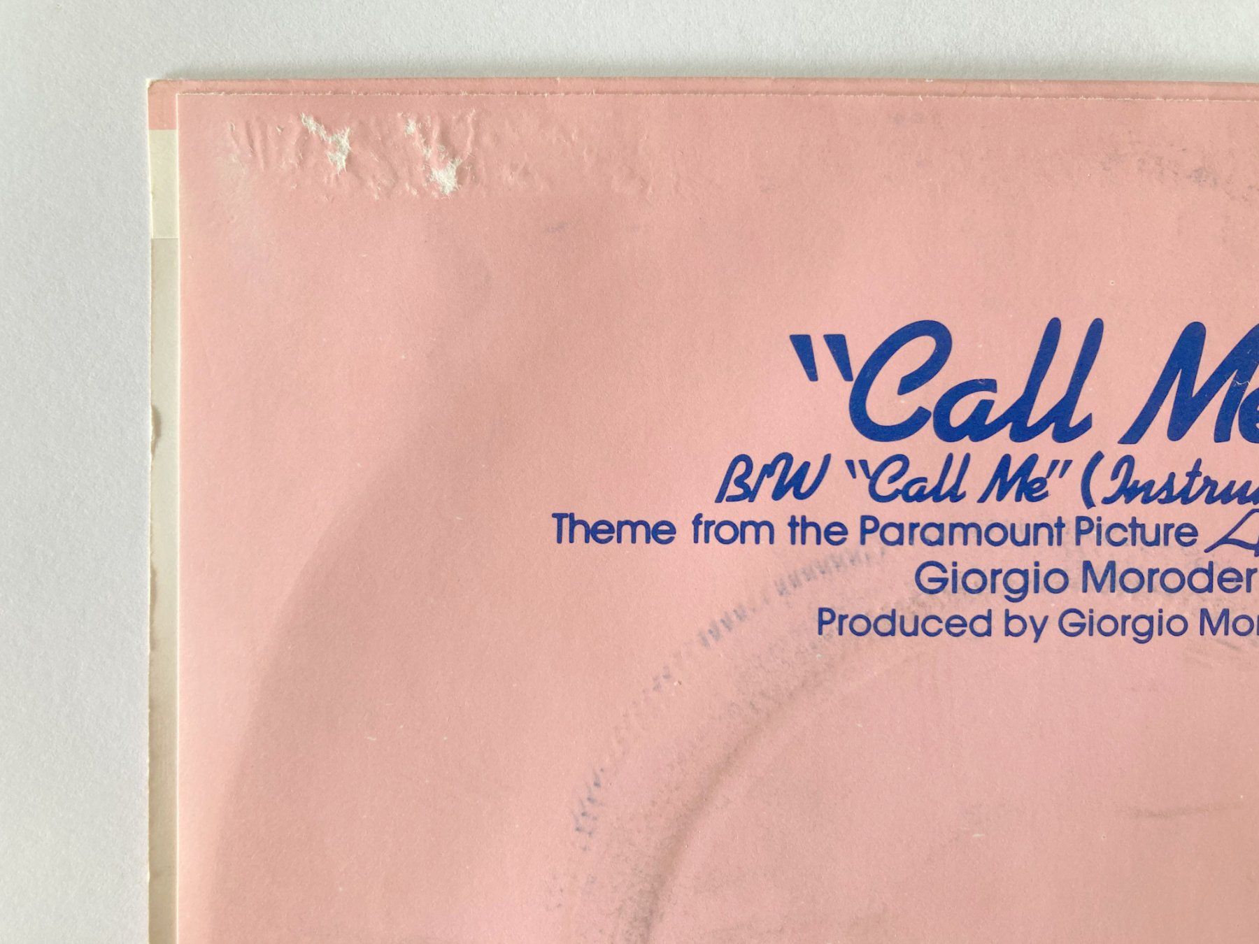 Dischi in vinile: BLONDIE - CALL ME – Usato da Bottens venduto da hotter-than-hell 3