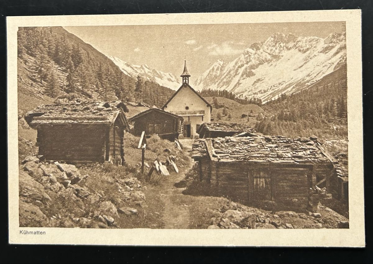 Cartoline postali: Kühmatten im Lötschental  – Usato da Horw venduto da Tellbub
