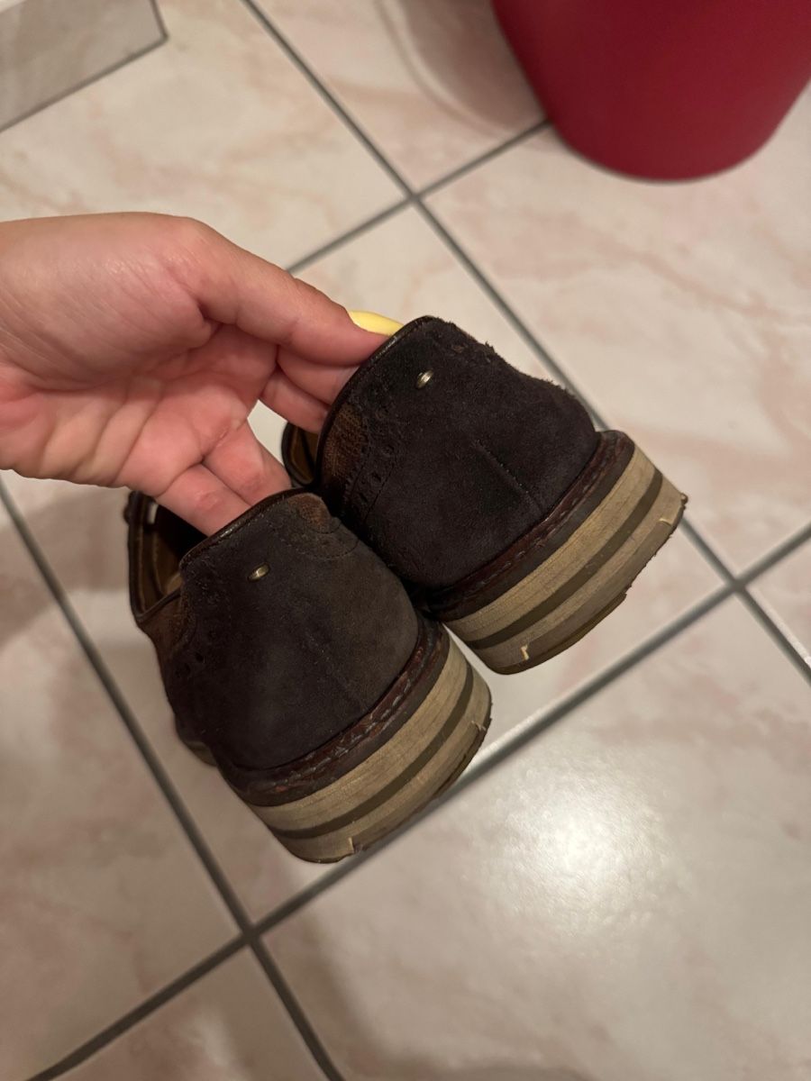 Chaussures hommes: Handgefertigte Wildlederschuhe, Größe 40 – D'occasion à Sementina par RiccardoCo 1