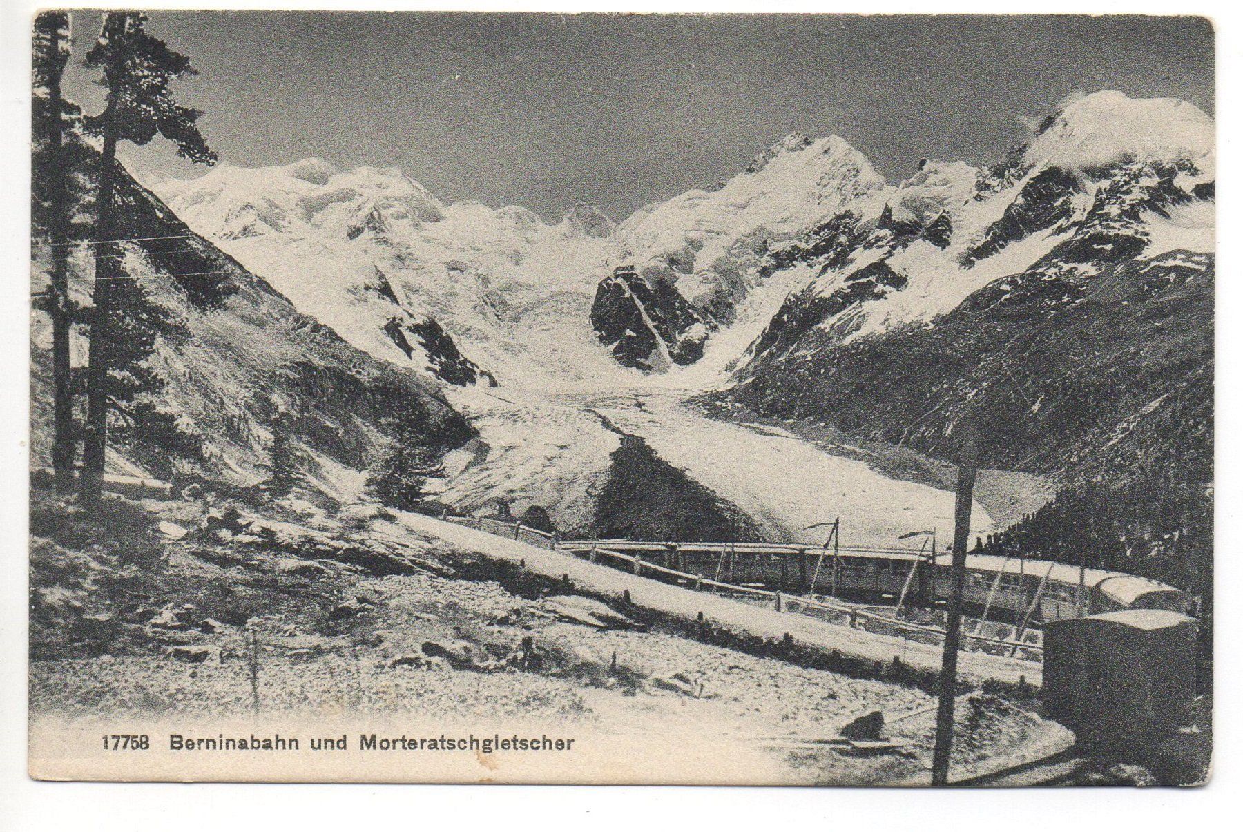 Ansichtskarten: BERNINABAHN und Morteratschgletscher – Neu (gemäss Beschreibung) aus Jona von philajona