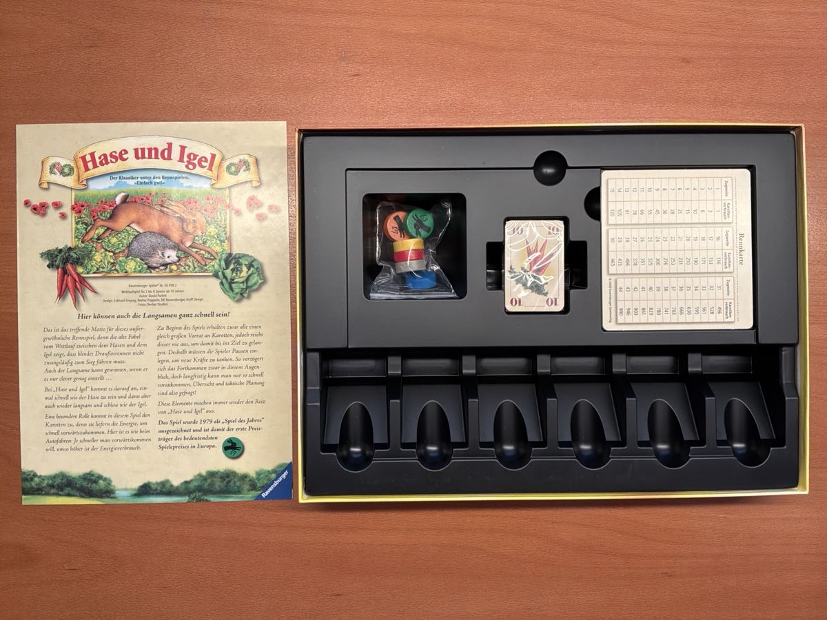 Ravensburger Giochi: Hase und Igel Ravensburger Brettspiel neu – Nuovo e nell'imballaggio originale da St. Gallen venduto da petergyoergy 1