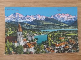 AK Thun - Blüemlisalp - Jungfrau - Litho 1935 - Feldpost