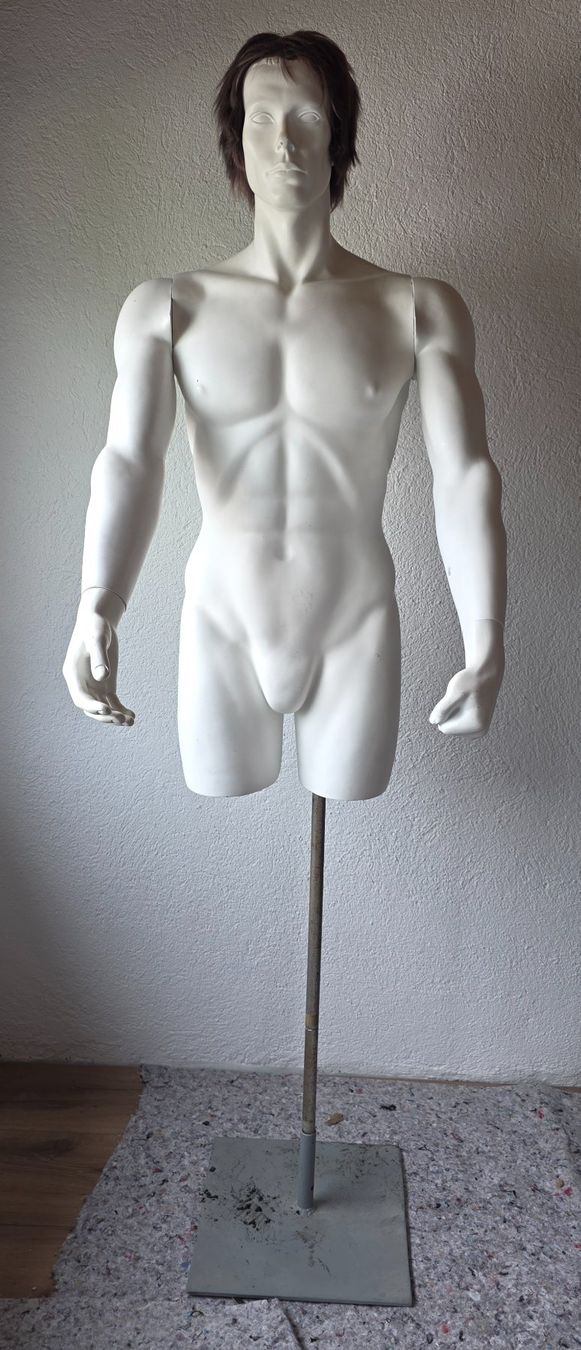Altro in Decorazioni & Accessori: Männliche Schaufensterpuppe, Torso mit Ständer – Usato da Obermumpf venduto da oiskypoisky