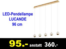 🔴  LED-Pendellampe LUCANDE 96 cm Hayley /389B
