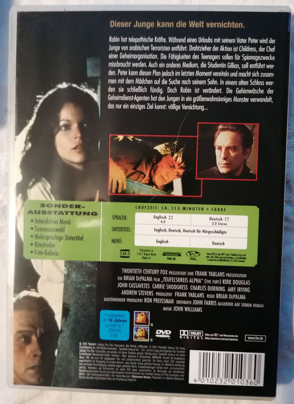 Tutti i DVDs: Teufelskreis Alpha - DVD - Kirk Douglas – Usato da Oberurnen venduto da mackrokodile 1