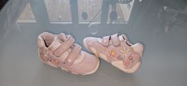 Elefanten Lauflernschuhe Gr. 20, rosa mit Blumen