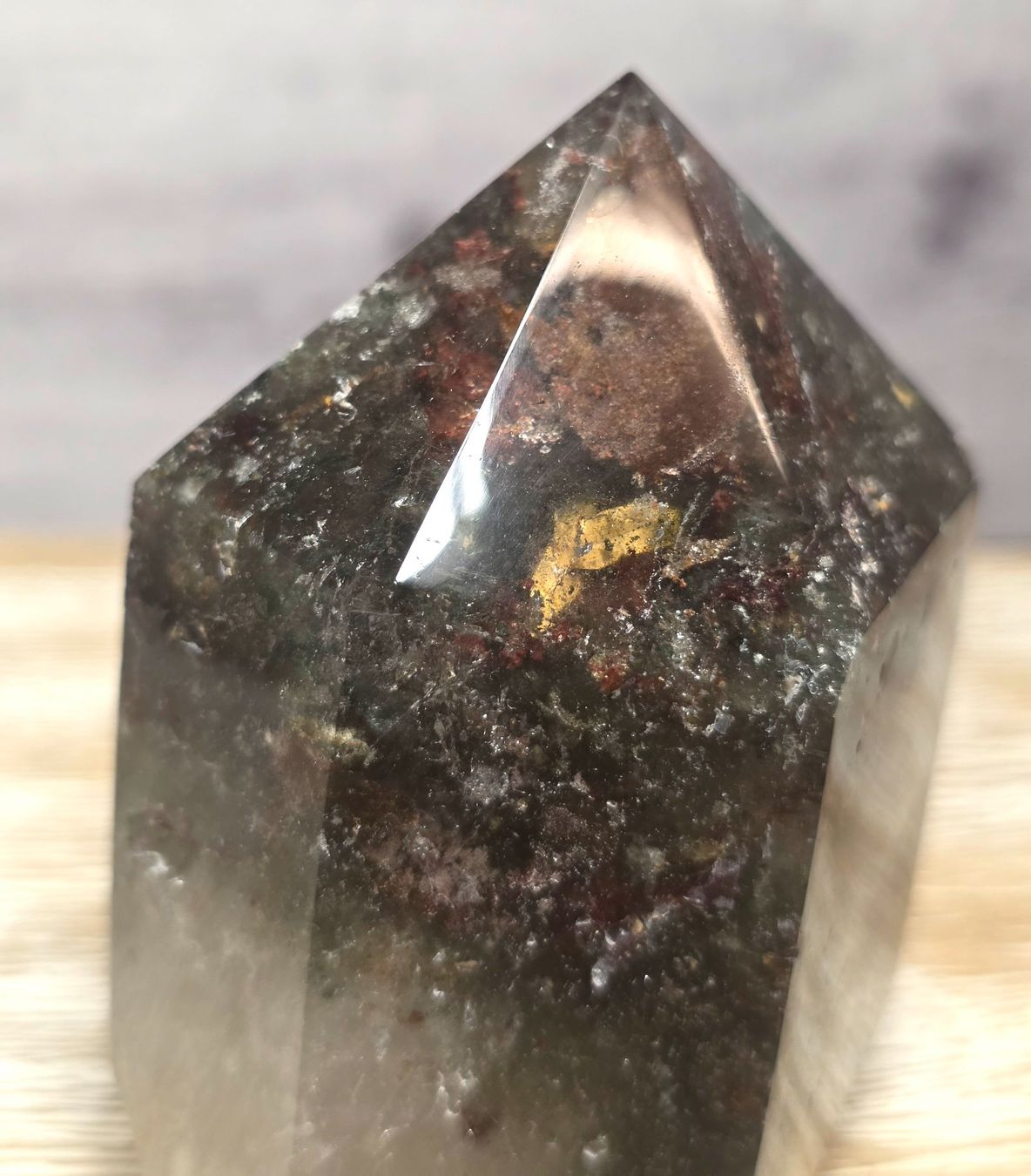 Mineralien & Heilsteine: Lodolith Doppel Spitze 302g – Neu und originalverpackt aus Matzingen von Shay_Crystalz 1