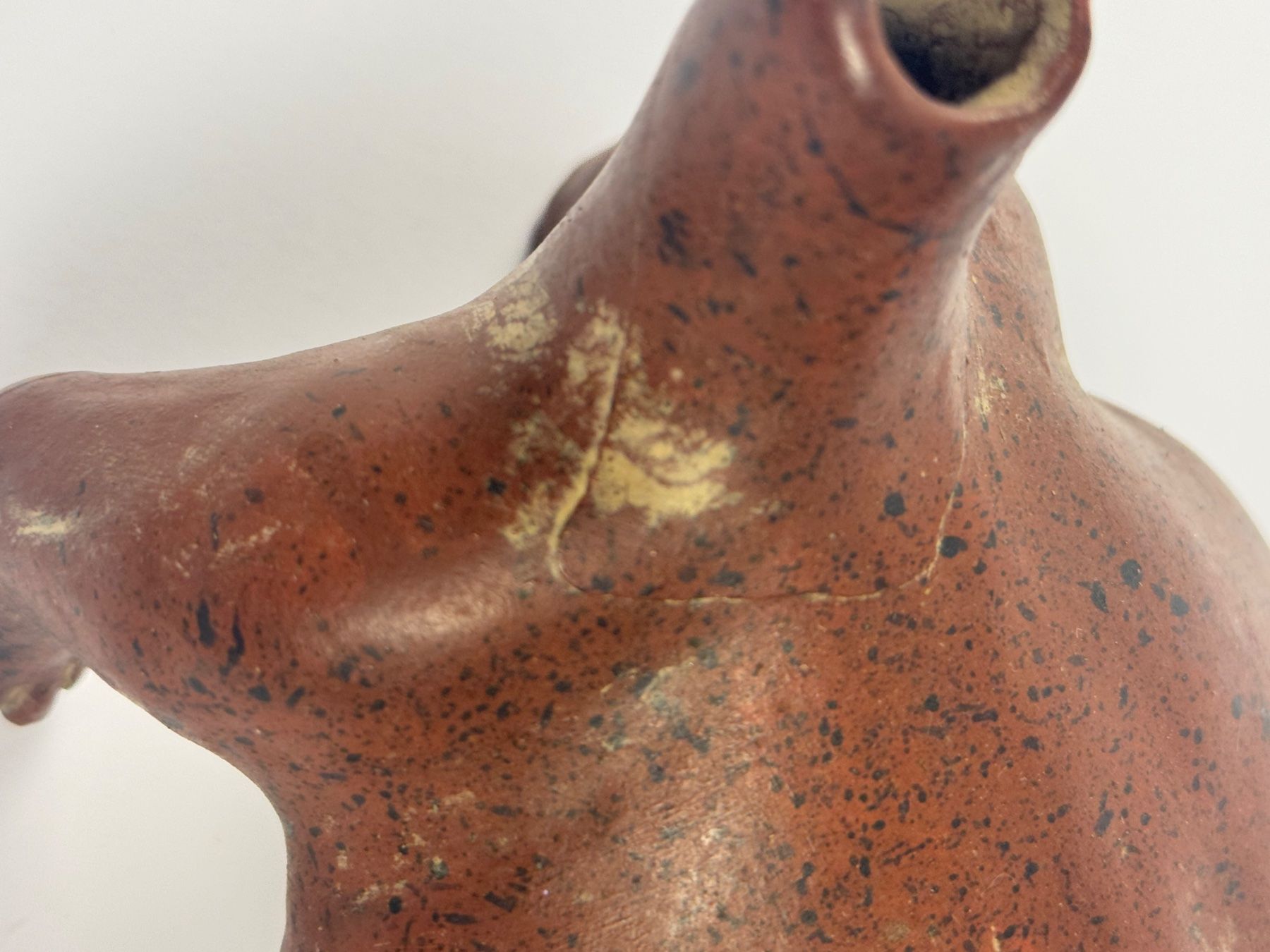 Sculture & Statue: Statuetta cane in terracotta con mais – Usato da Genève venduto da Atelier.Curio 3