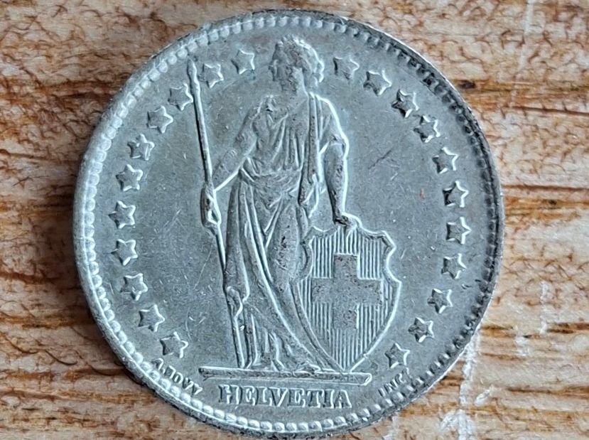Alle Münzen: 1 Franken von 1964 – Gebraucht aus Bitsch von andart