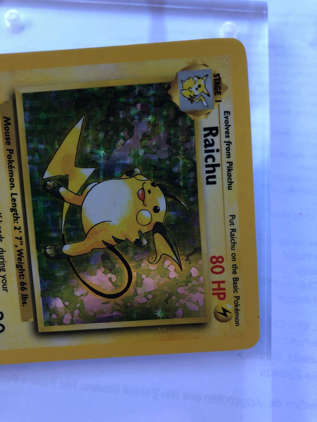 Carte collezionabili: Raichu Holo Base set - NM - ab 1.- – Usato da Giubiasco venduto da dan_pr8b 4